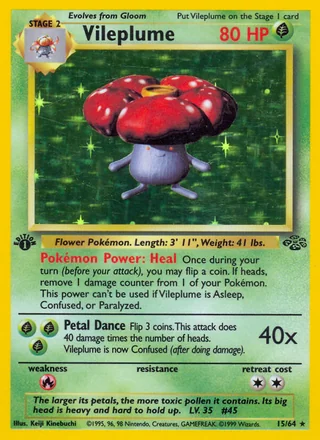 Vileplume, Jungle