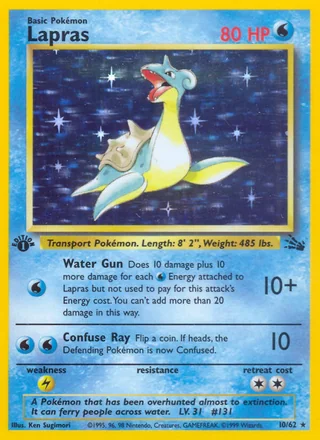 Lapras, Fossil