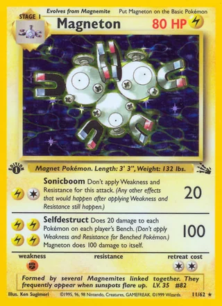 Magneton, Fossil