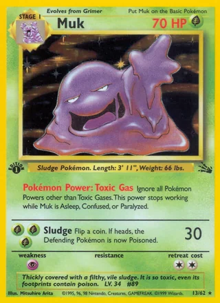 Muk, Fossil