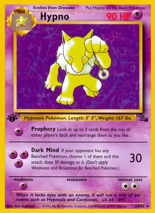Hypno, Fossil
