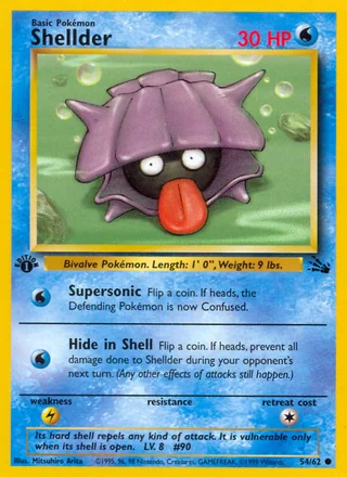 Shellder, Fossil
