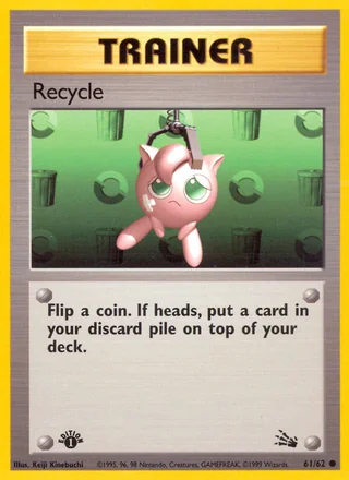 Recycle, Fossil