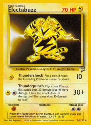 Electabuzz, Base Set 2