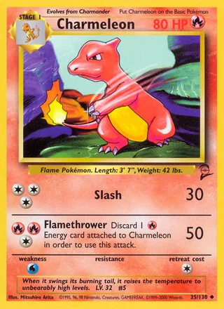 Charmeleon, Base Set 2