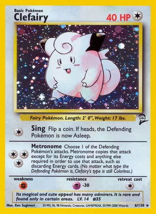 Clefairy, Base Set 2