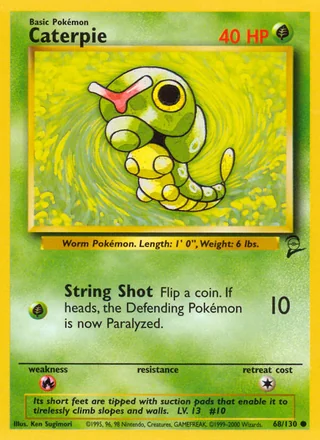 Caterpie, Base Set 2