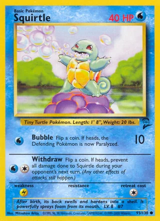 Squirtle, Base Set 2