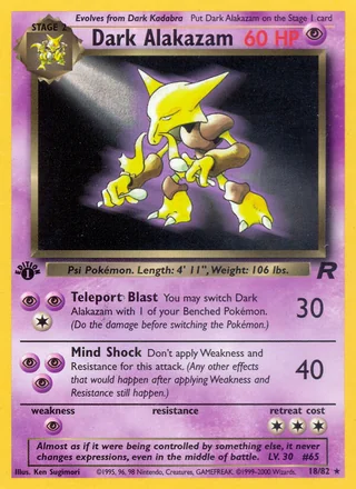 Dark Alakazam, Team Rocket