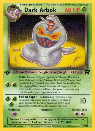 Dark Arbok, Team Rocket