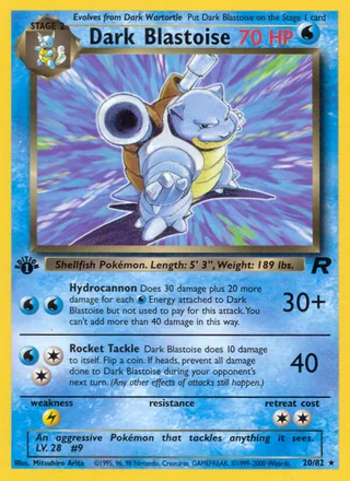 Dark Blastoise, Team Rocket