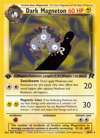 Dark Magneton, Team Rocket