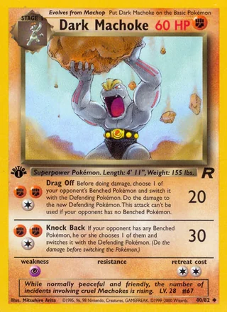 Dark Machoke, Team Rocket