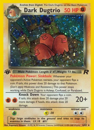 Dark Dugtrio, Team Rocket