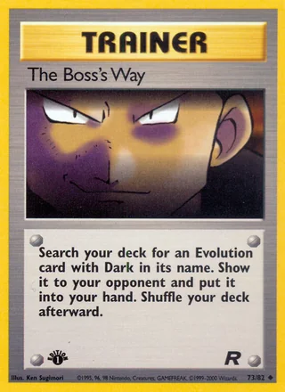 The Boss's Way, Team Rocket