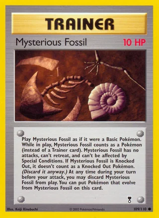 Mysterious Fossil, Legendary Collection