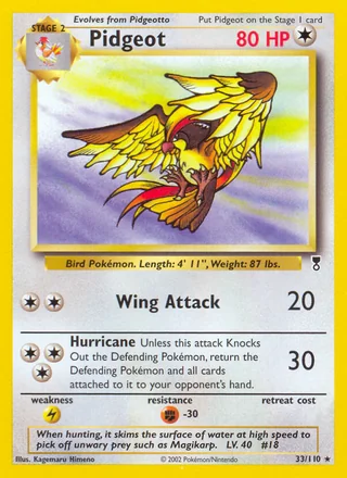 Pidgeot, Legendary Collection