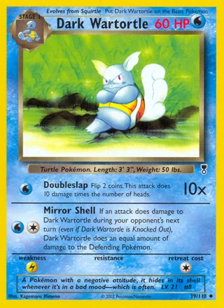 Dark Wartortle, Legendary Collection