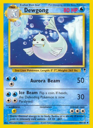 Dewgong, Legendary Collection