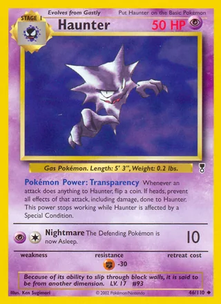 Haunter, Legendary Collection