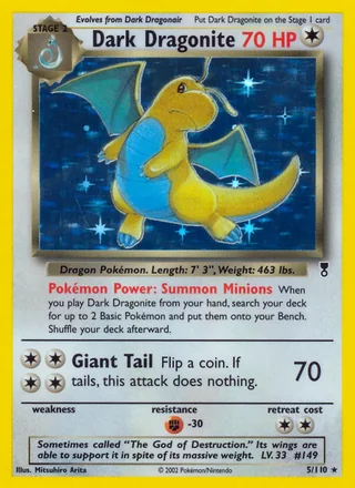 Dark Dragonite, Legendary Collection