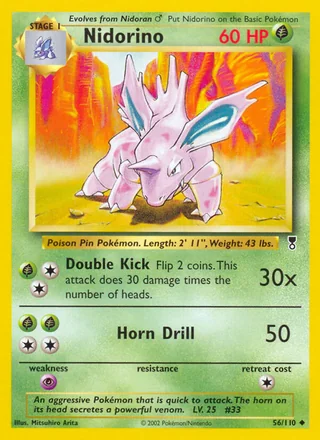 Nidorino, Legendary Collection