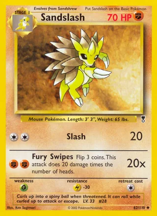 Sandslash, Legendary Collection