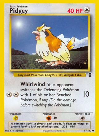 Pidgey, Legendary Collection