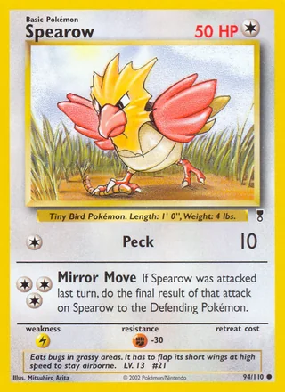 Spearow, Legendary Collection