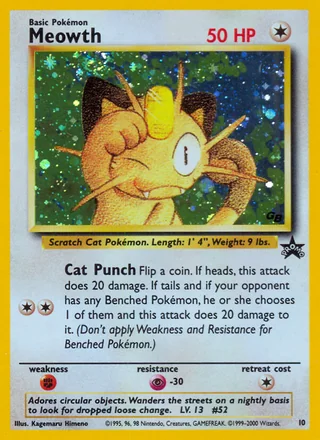 Meowth, Wizards Black Star Promos