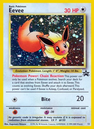 Eevee, Wizards Black Star Promos