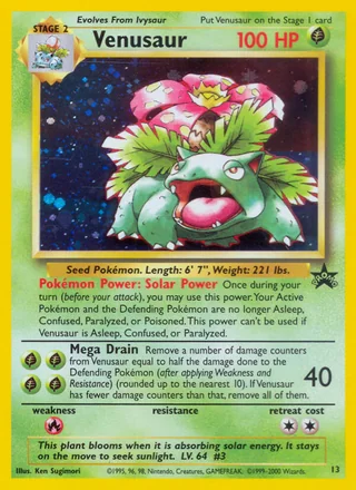 Venusaur, Wizards Black Star Promos