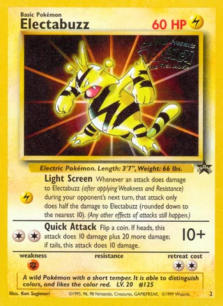 Electabuzz, Wizards Black Star Promos