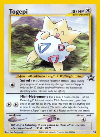 Togepi, Wizards Black Star Promos