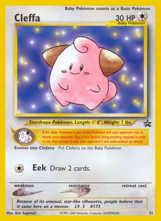 Cleffa, Wizards Black Star Promos