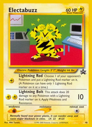 Electabuzz, Wizards Black Star Promos