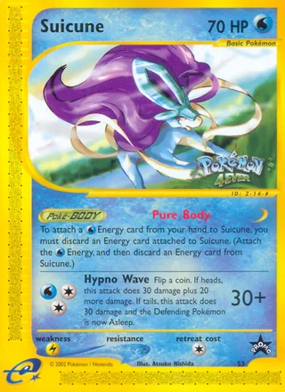Suicune, Wizards Black Star Promos