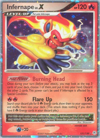 Infernape LV.X, Diamond & Pearl