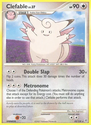 Clefable, Diamond & Pearl