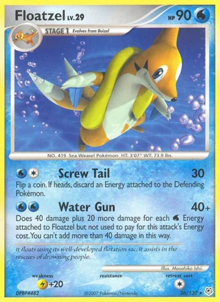 Floatzel, Diamond & Pearl