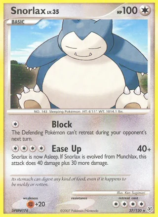 Snorlax, Diamond & Pearl
