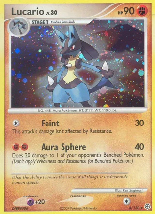 Lucario, Diamond & Pearl