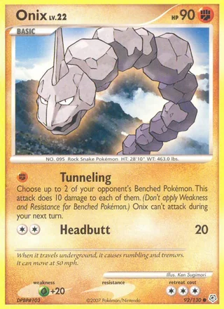 Onix, Diamond & Pearl