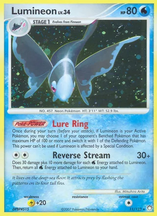 Lumineon, Mysterious Treasures