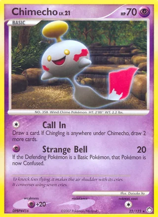 Chimecho, Mysterious Treasures