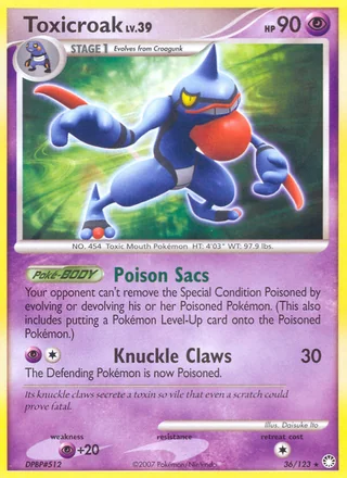 Toxicroak, Mysterious Treasures