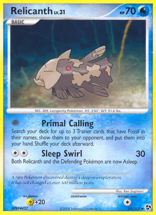 Relicanth, Great Encounters