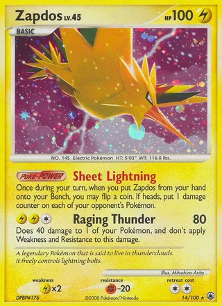 Zapdos, Majestic Dawn