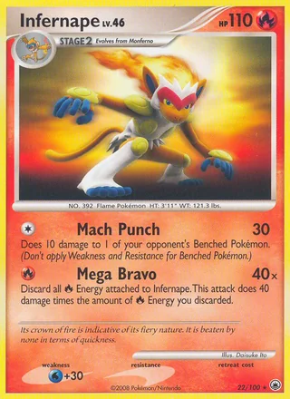Infernape, Majestic Dawn