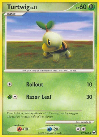 Turtwig, Majestic Dawn